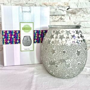 Scentsy Starry Silver Warmer